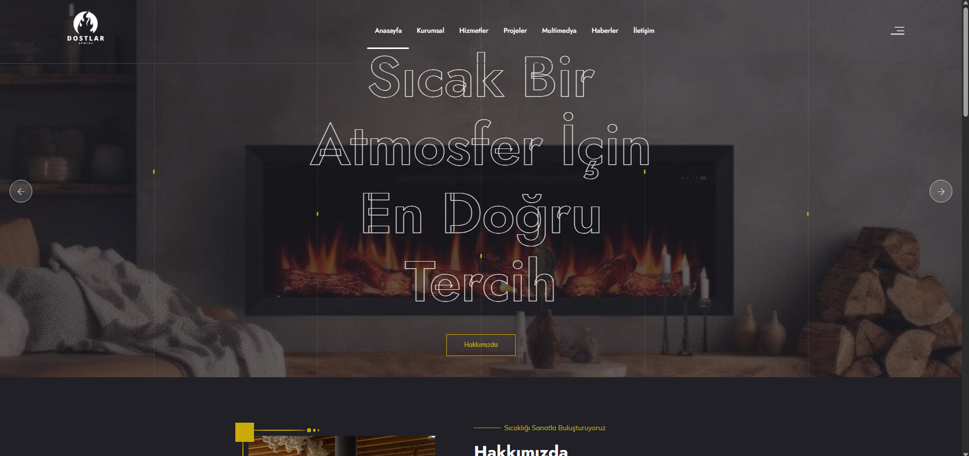 Dostlar Şömine